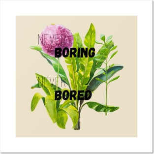 BORING! Posters and Art